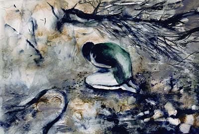 Landscape, watercolor on paper, 21x29cm, 2015 