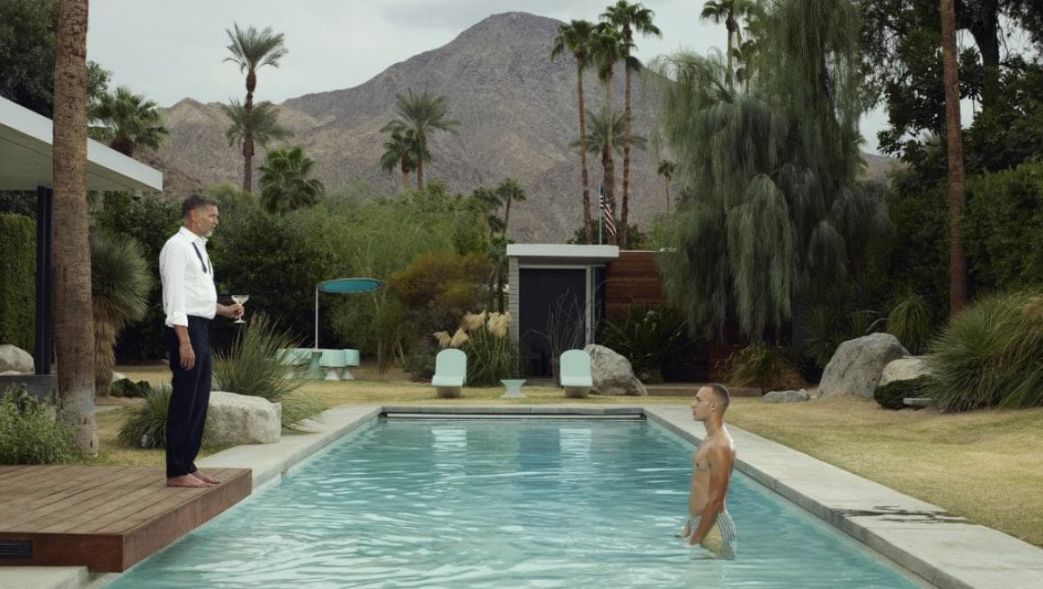 Erwin Olaf, Self portrait with Alex, Palm springs, 2018