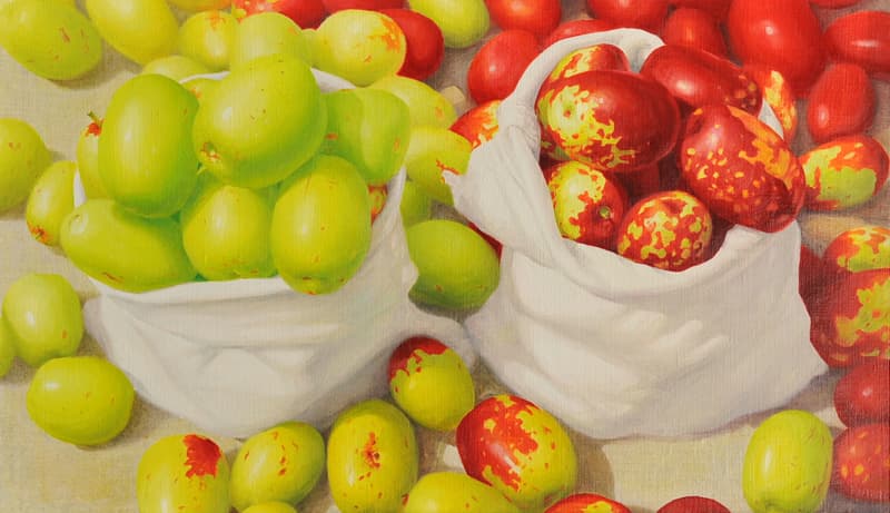 향기가득, 80X45cm, oil on canvas, 2015