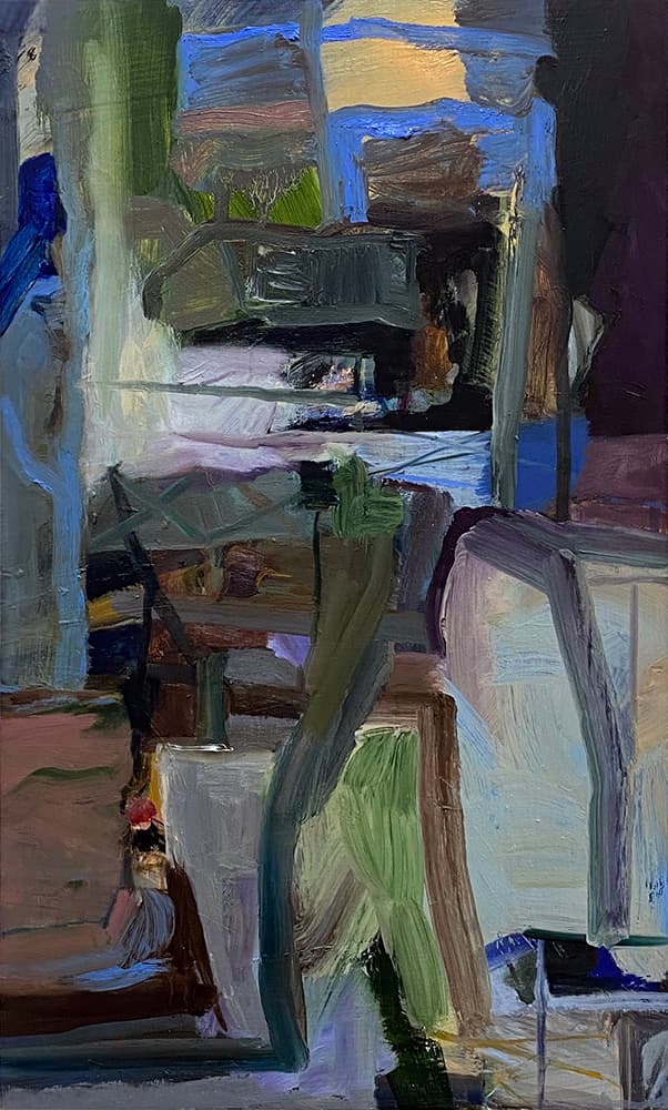 Vintage, 빈티지, 50x30cm, oil on linen, 2022