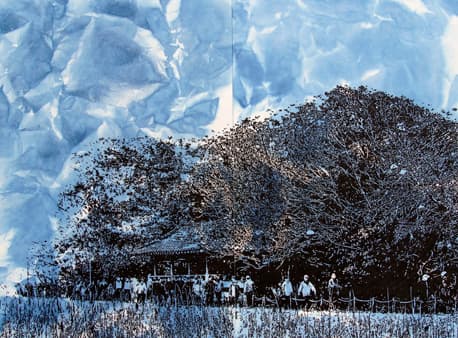 둘레길, 장지에 수묵채색, 190×260cm, 2016