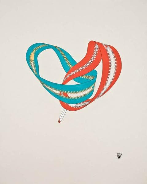 전수경, Karma / Korean pigment, glue (made from animal’s bone and skin) on Korean paper / 80 x 100cm / 2015