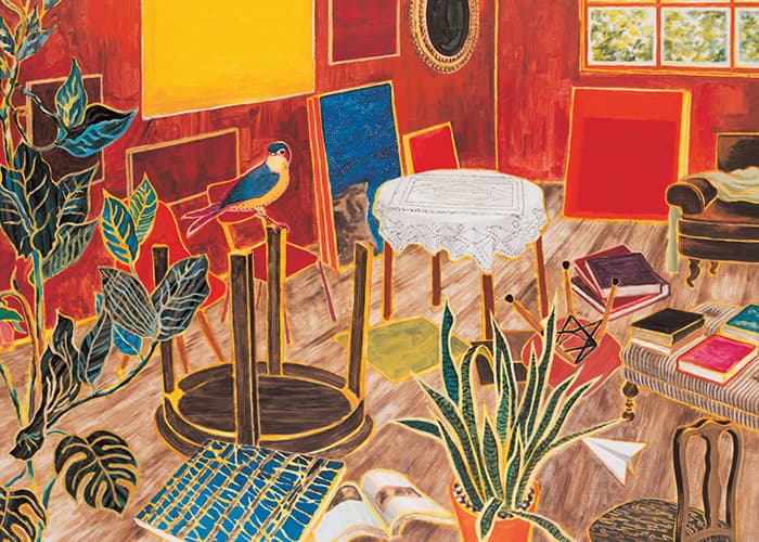이효연 붉은색의 조화(Harmony In Red) Acrylic on linen 130.3×162cm 2015