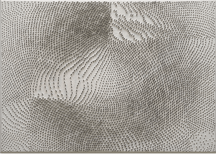 2 Line -Variation 120x170cm Acrylic ,Pigment on Canvas2015