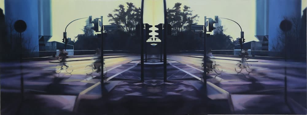 Time spent walking through memories_Oil on Canvas_162x93cm_2015