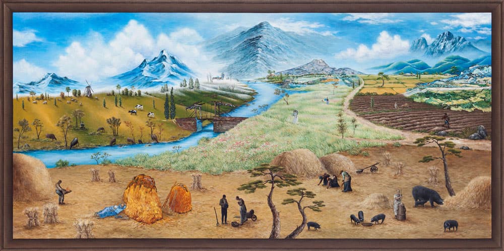 Utopia_캔버스에 아크릴채색_97×194cm_2016