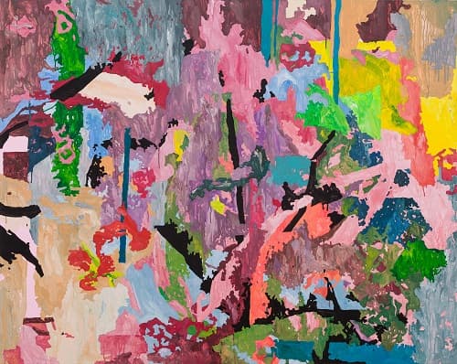노상호, Magic Wand, 2017 캔버스에 과슈 130 x 162cm