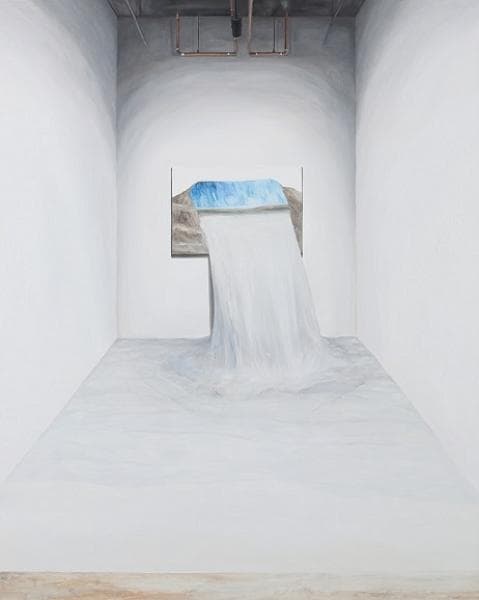 김라연, 녹는땅 II_162.2x130.3cm_ oil on canvas_2018