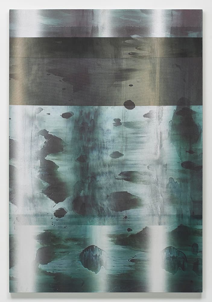 이동 3-3, 2020, 캔버스에 아교, 호분, 티타늄 화이트, UV 잉크젯,1300 × 894mm
