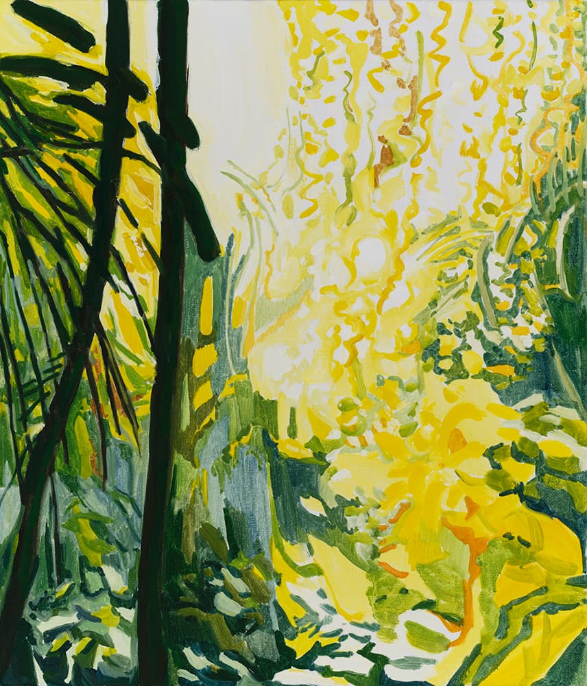 김지선, That moment when it turns poetic, 2023, Oil and oil stick on canvas, 53x45.5cm