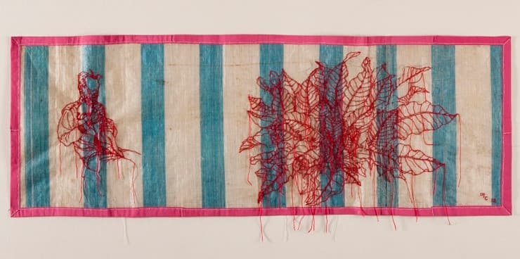 무늬(Patten) 2012 포장비닐에 바느질 95x110cm