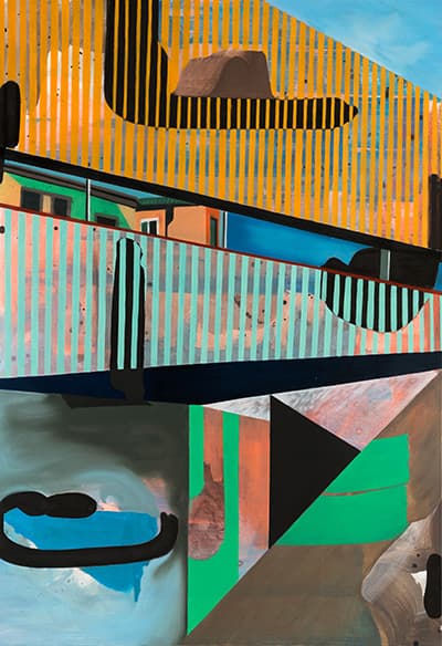 최경아, Elements of Rhythmanalysis: Tactility 1, 116.8x 80.3cm, acrylic & oil on canvas, 2018