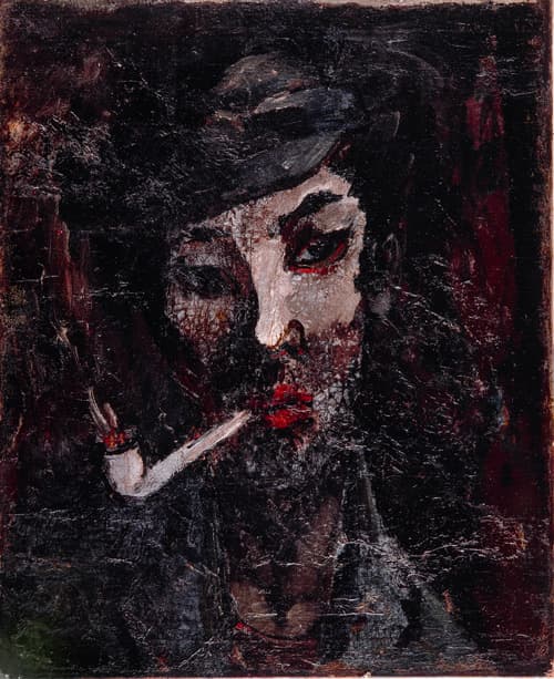 구본웅, 친구의 초상, 1935, 캔버스에 유채, 62x50cm