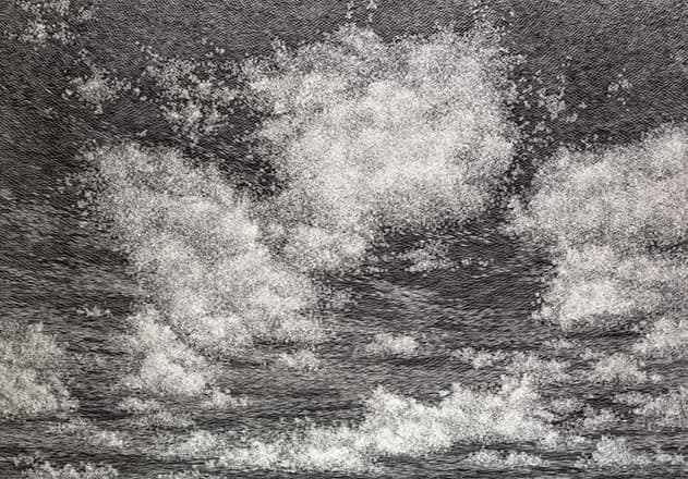 강운_공기와 꿈_2016_캔버스에 염색한지 위에 한지_112x162cm
