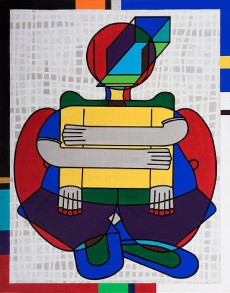 한부열, 안아줘요 _91x70cm_acrylic on canvas_2017
