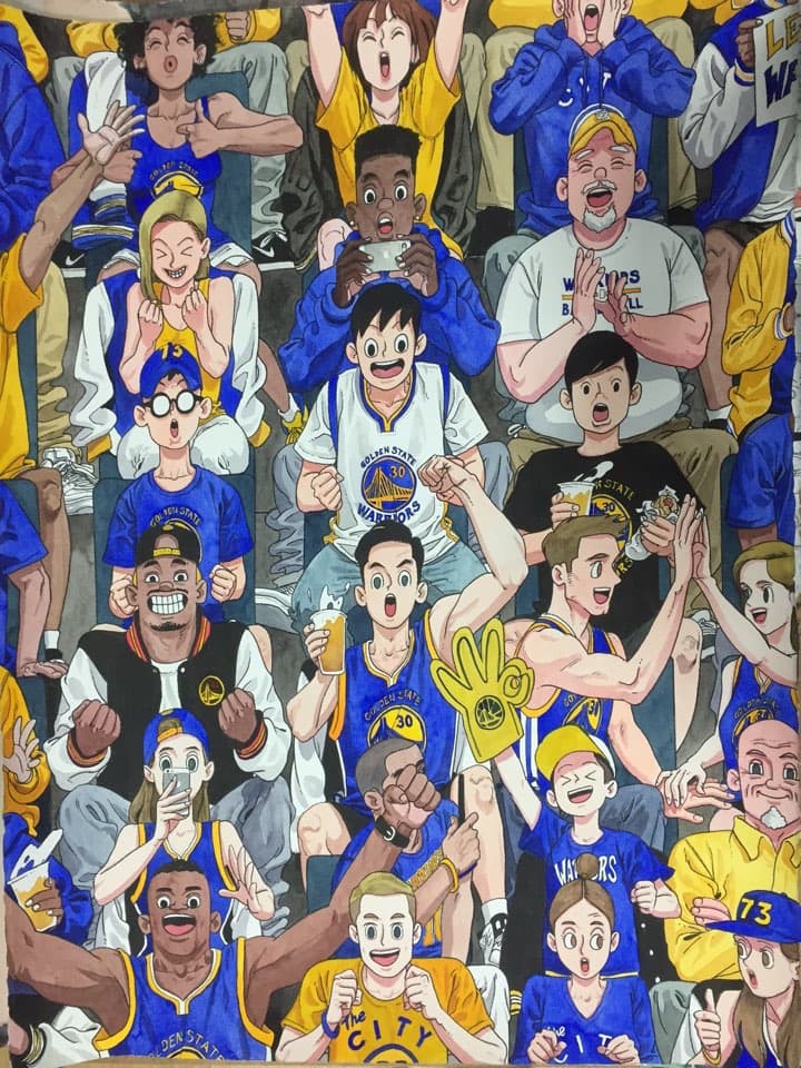KIMJUNGYOUN_In oracle arena_Pen & marker on Paper_57x76.5cm_2016