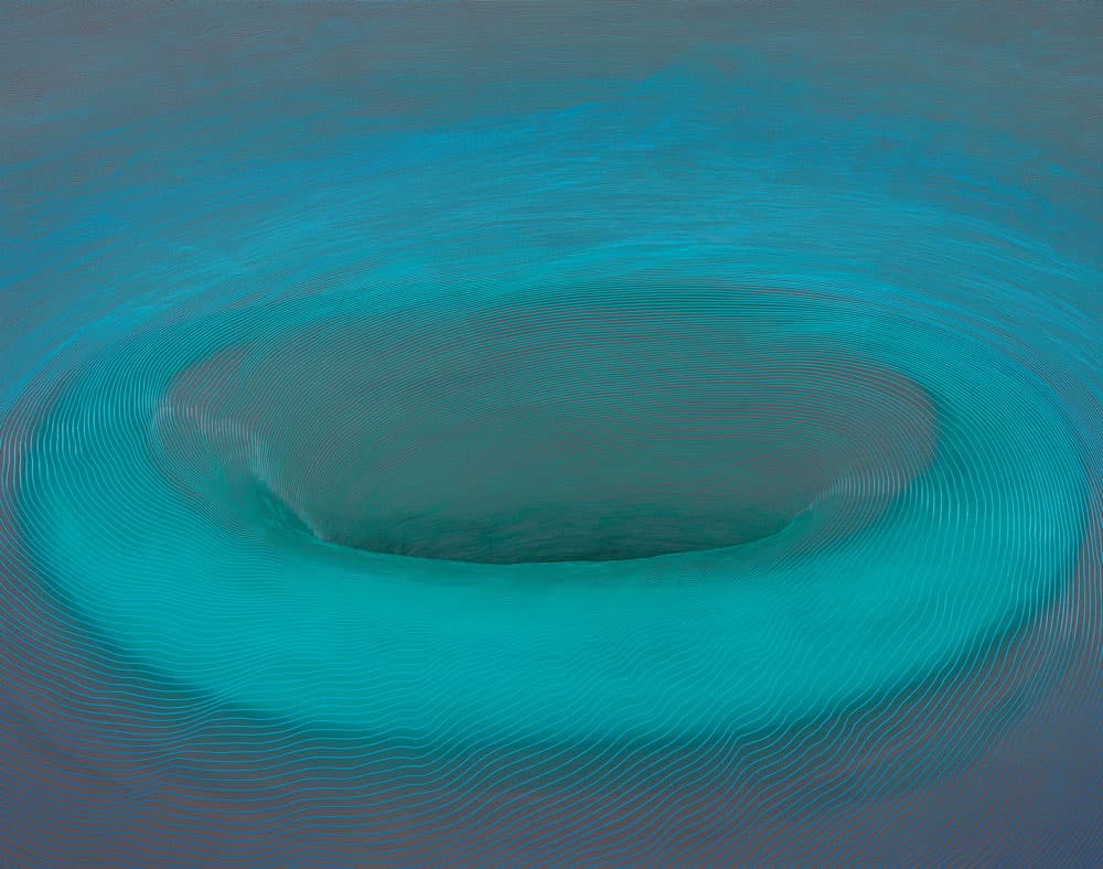김영재 하나의 응시 no.1 Acrylic on Canvas 110×140 cm 2015
