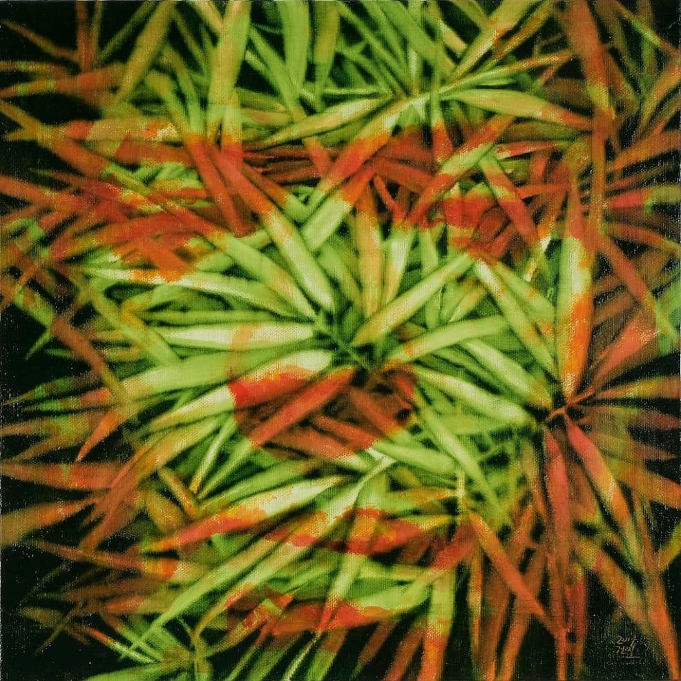 김건일, a Vague Memory, oil on canvas, 31.8×31.8cm, 2017