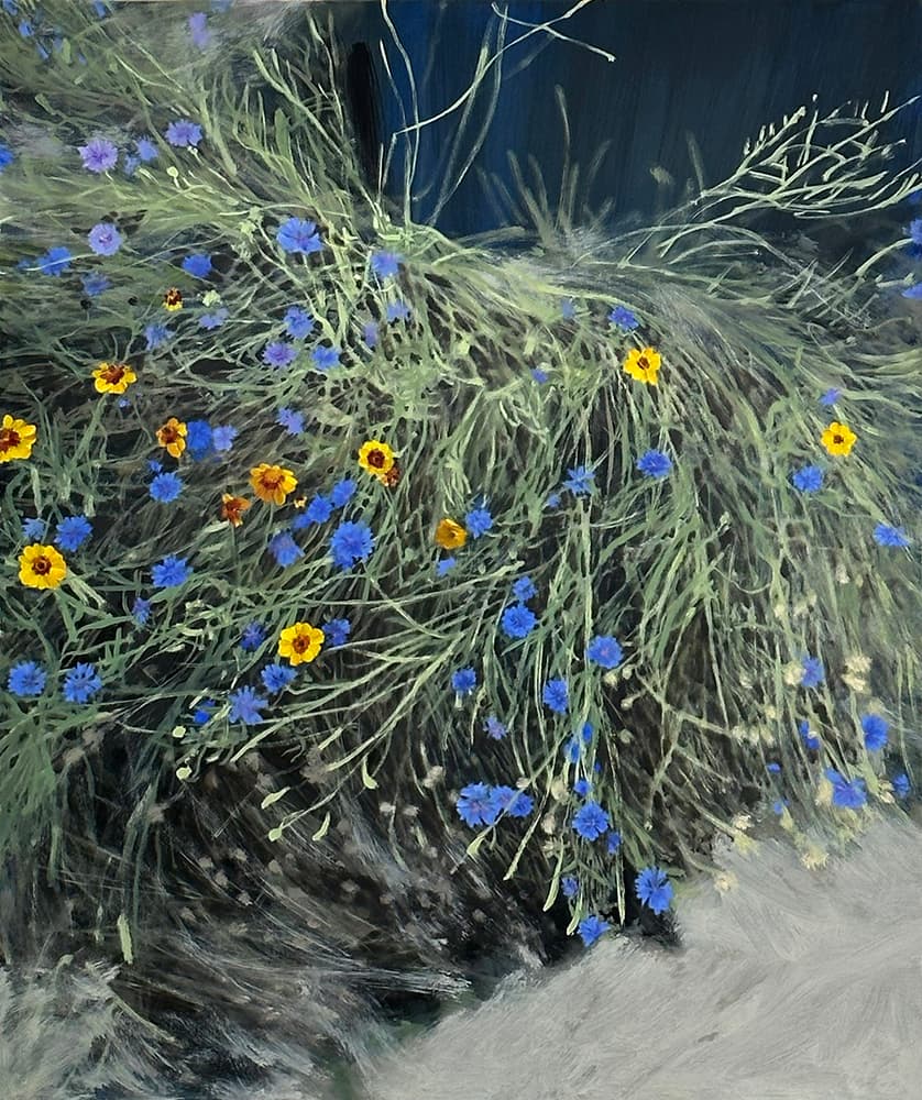 가을꽃놀이_Fall and Sparkle_2023_oil on canvas_72.8 x 60.5 cm