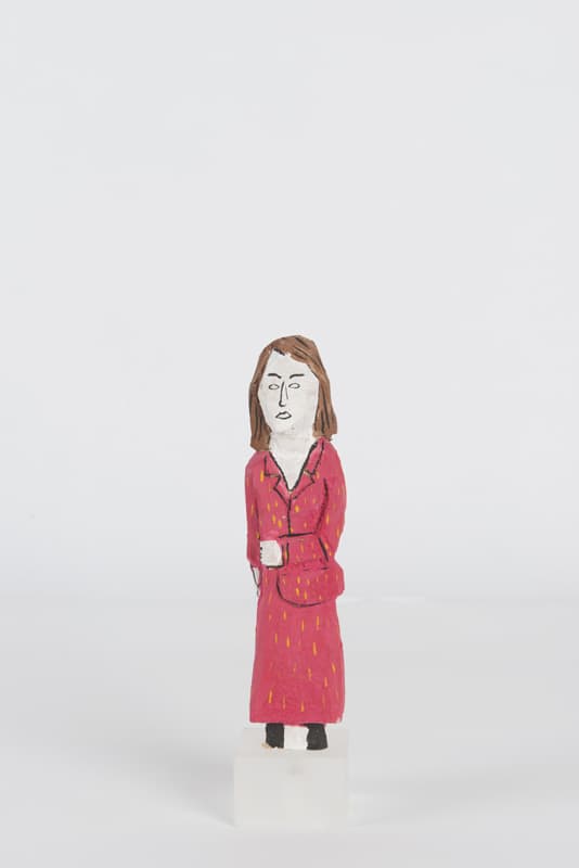 김성수, 심원(心願), 나무에채색, 4x4x20(높이x폭x깊이), 2005