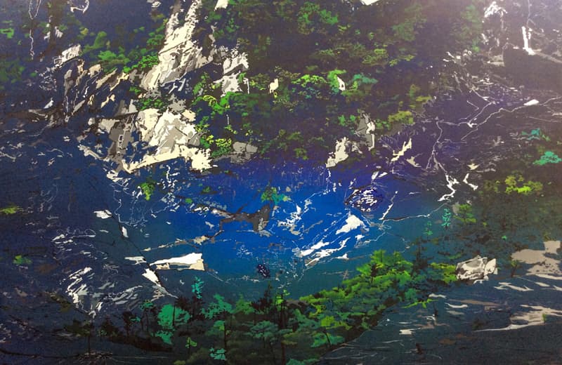 백정희_선녀탕_acrylic on canvas_130.3x90cm_2016