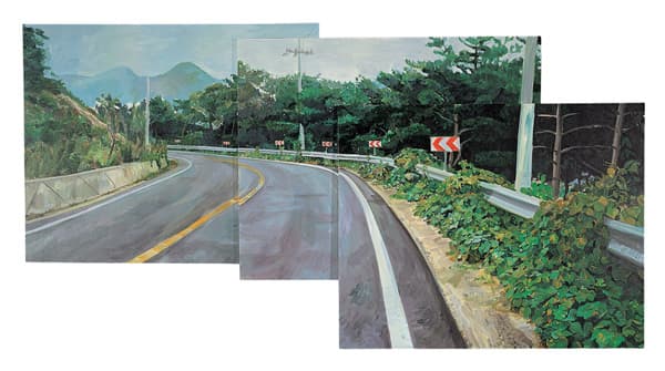 최진욱, 살아있다는 것, 2002, 248x462cm, Acrylic on canvas