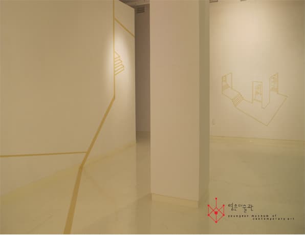 그림속에그리다_ 라인테이프, 가변설치_ 2015_002