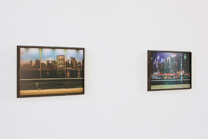Jörg Obergfell, Hiiup, 2016, Wood block print on inkjet print, 24 x 24 cm, Ed. of 10