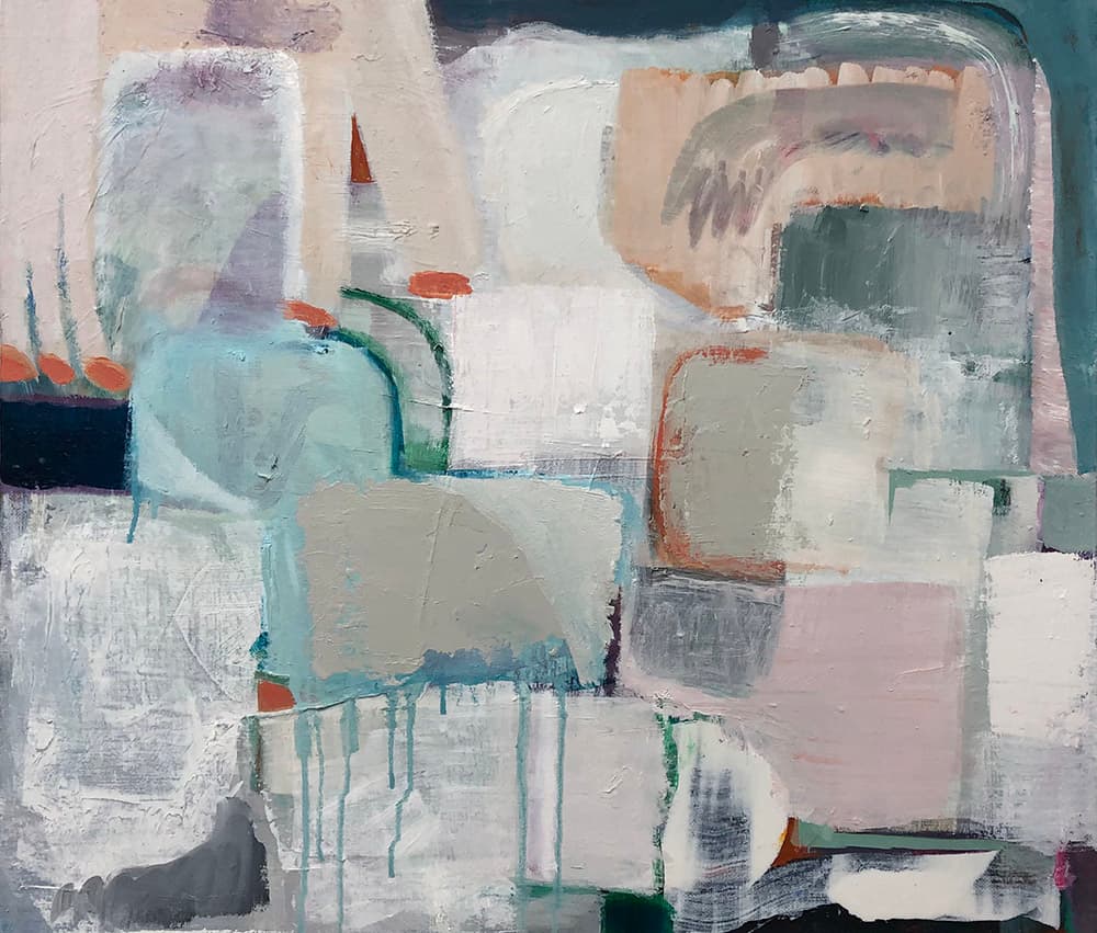 Blizzard, 47x53cm, oil on canvas, 2020
