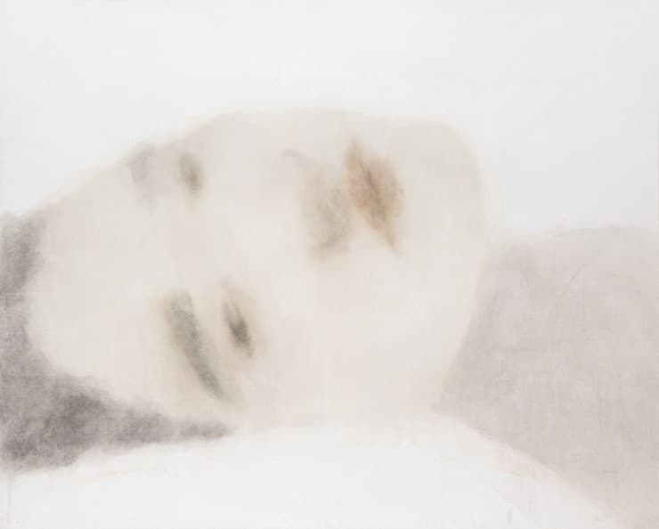 박지아, 쉼, 순지에 담채, 162×130.3cm, 2013