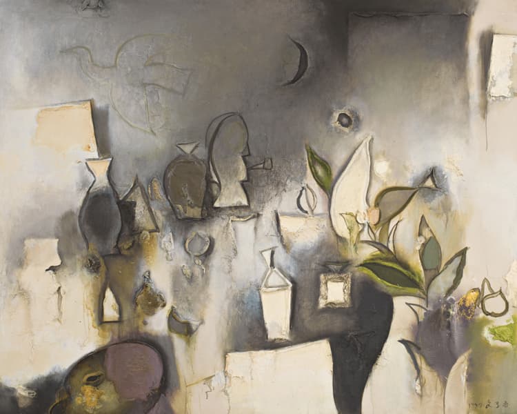 문학진, 정물 97, 1997, Oil on canvas, 130.3 x 162.2