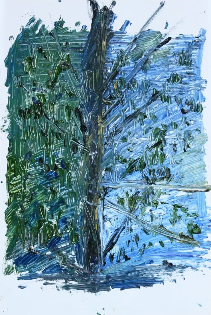 김민수_어느 오후 시리즈, 필름지에 유화, 36x24cm, 2017