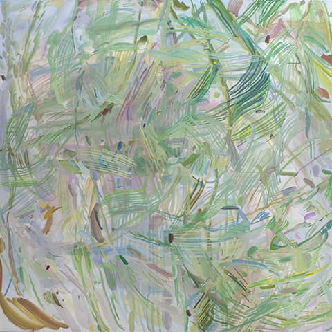김혜나, Warm Water, 2016, Oil on canvas, 140 x 140 cm