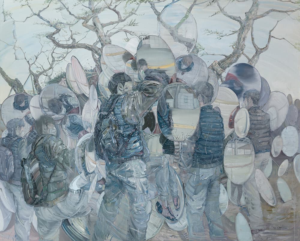 김정인, 나무에게 가는 길, 181.8 x 227.3cm, oil on canvas, 2020