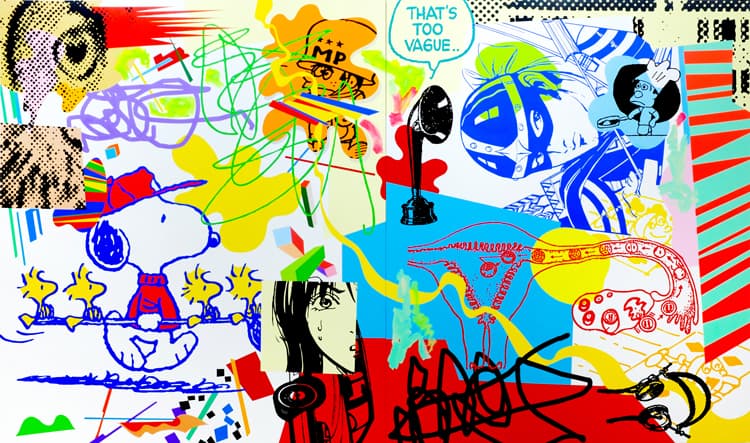 Snoopy 스누피 2018 acrylic on canvas 240 X 410 cm ⓒ Lee Dongi / PIBI GALLERY