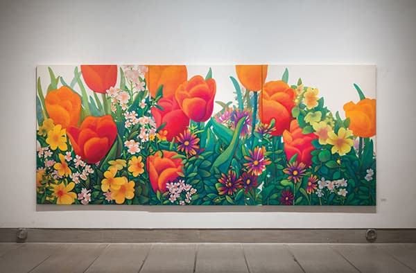 내가 만난 사람은 모두 아름다웠다. 112.5X391.5cm 장지에 채색 2013