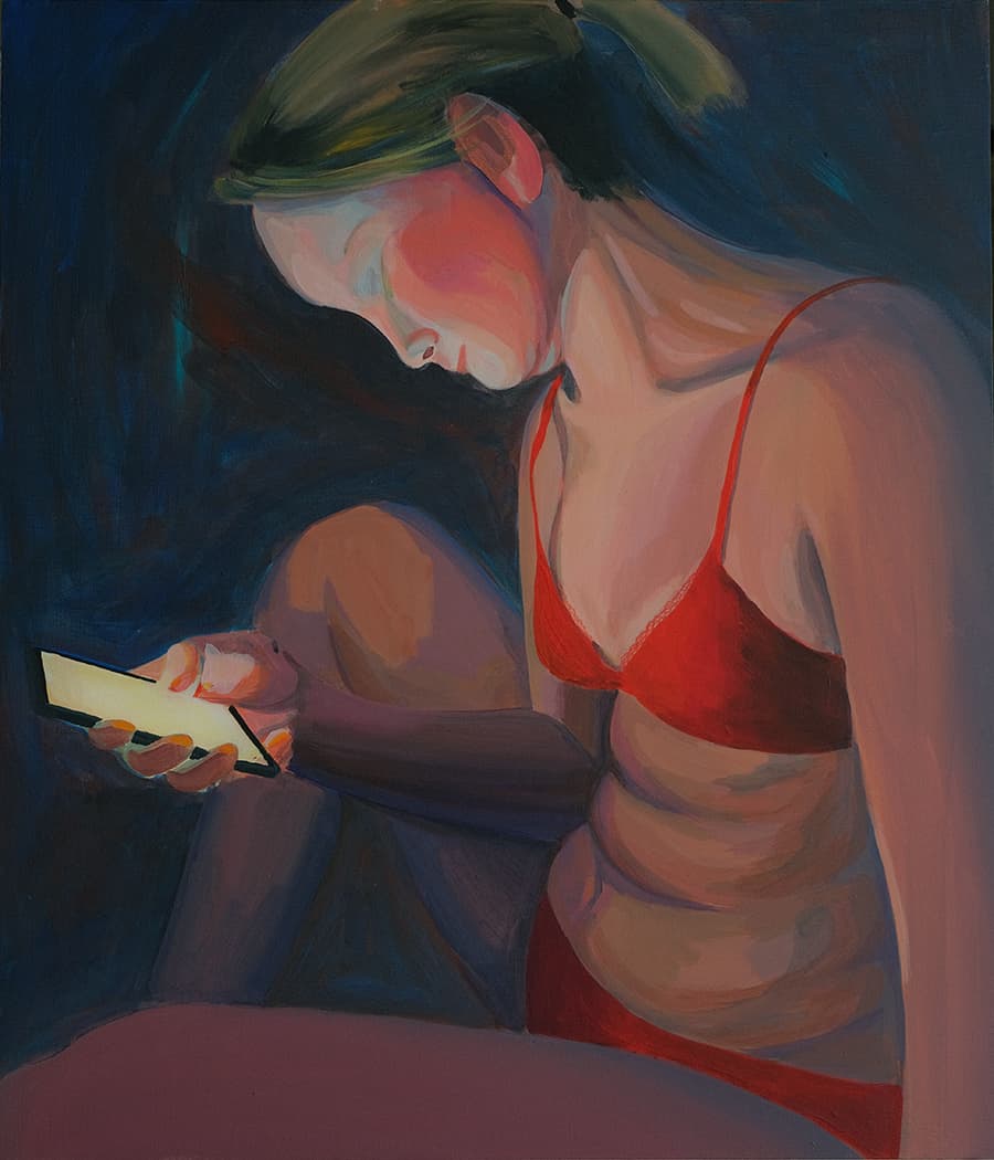 내일의 날씨_acrylic on panel_45.5x53cm_2021