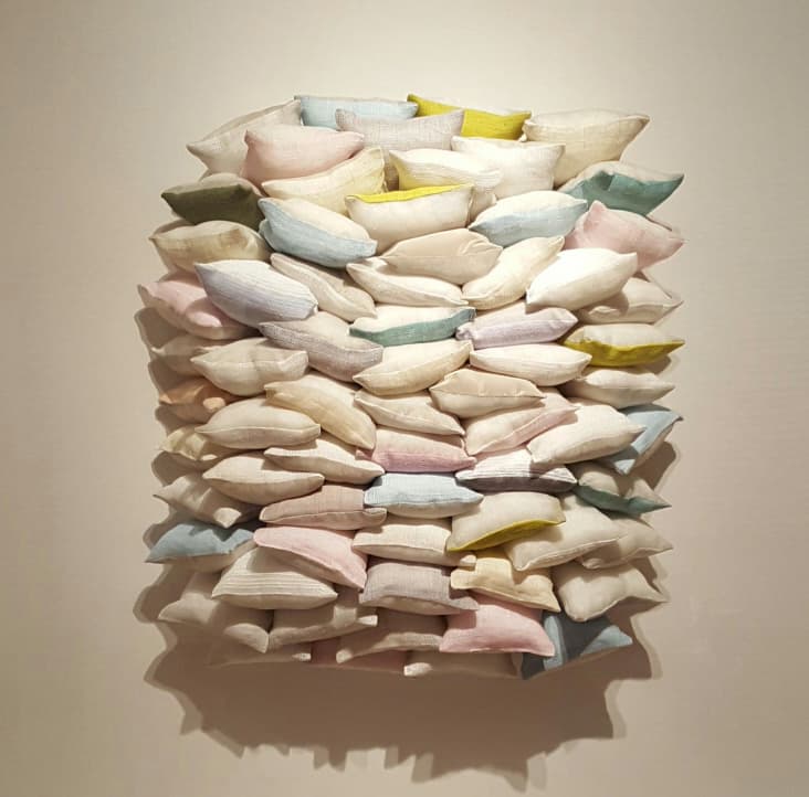pillows, 2015, Clothes, cotton, 88.5x83x12cm