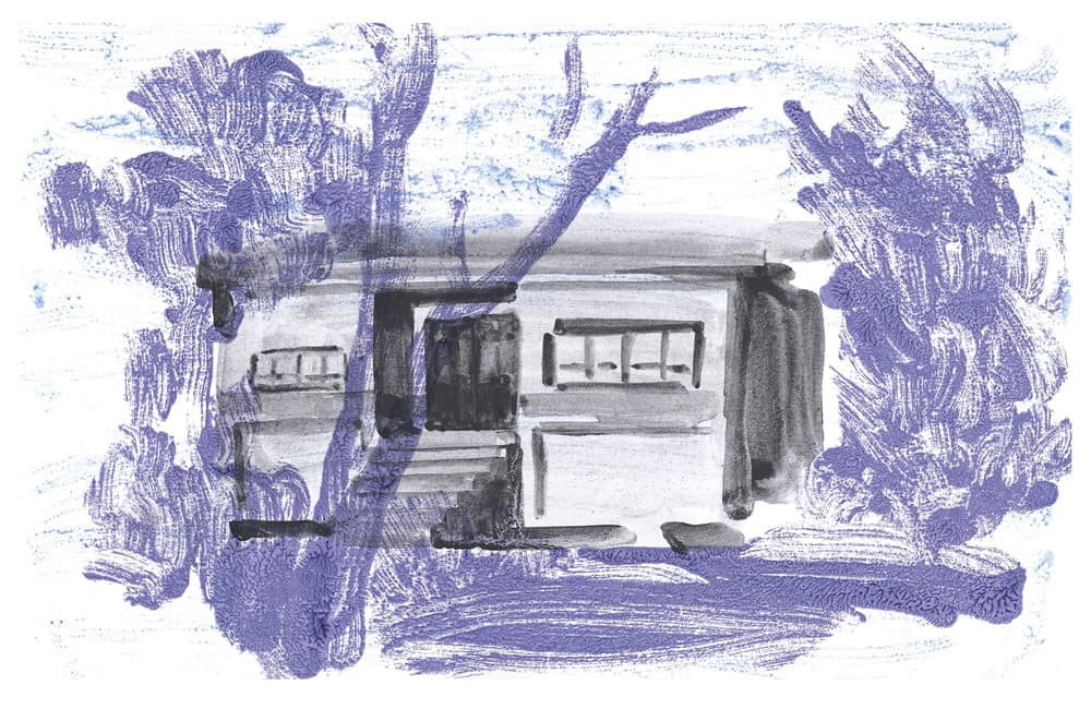 김지현, Anymore, acrylic, graphite on paper, 21.5x34cm, 2016