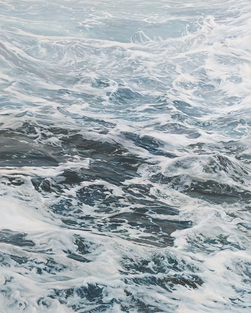 망망 (茫茫-시리즈17), oil on canvas, 160.2x 130.3cm, 2024