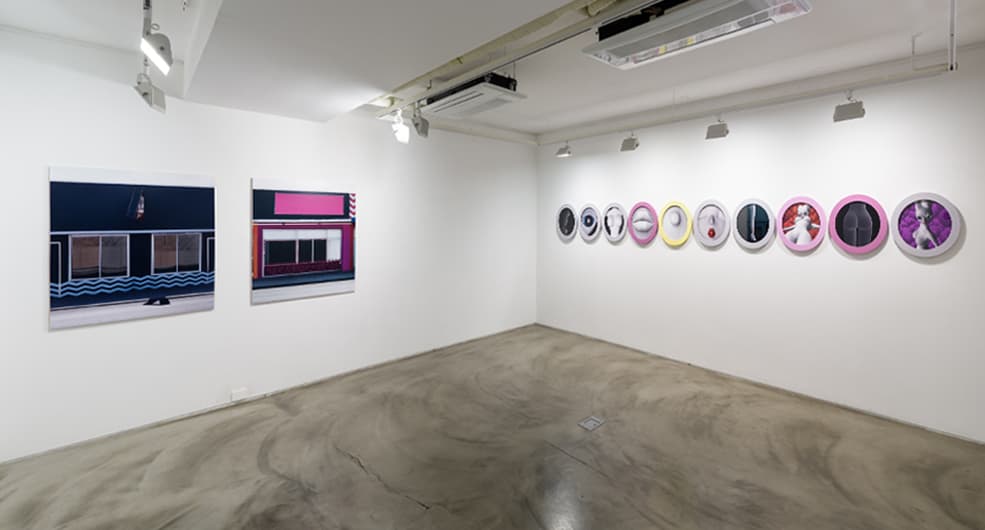 Installation view of Arrival, Gallery Simon, 2016