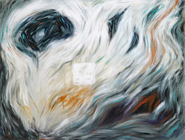 Trace-1602A, 145.5 X 112.1cm, acrylic on canvas, 2016
