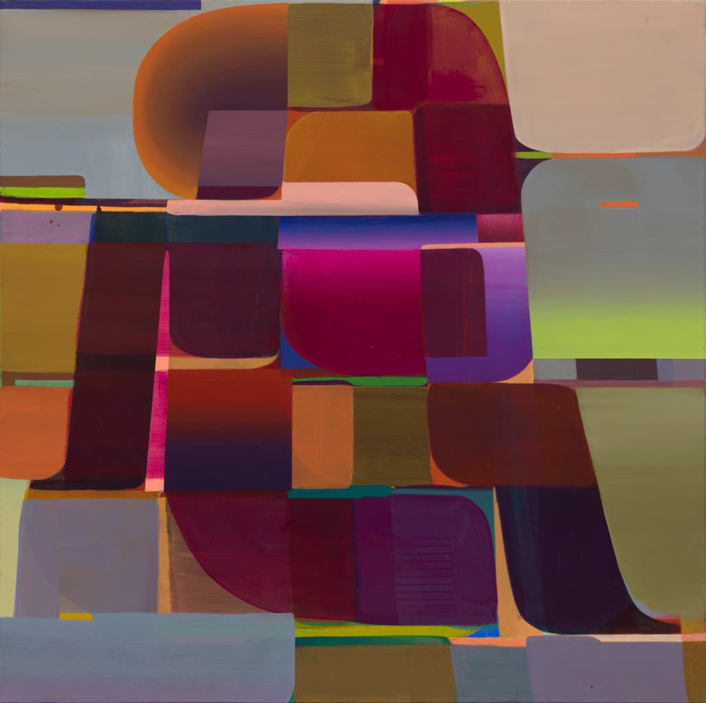 성낙희, Sequence 3, 2019, Acrylic on canvas, 97×97 cm