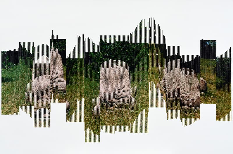 정재규, ‹경주 '94 (Gyeongju ’94)›, 1995, Photo, cutting, 122x184cm