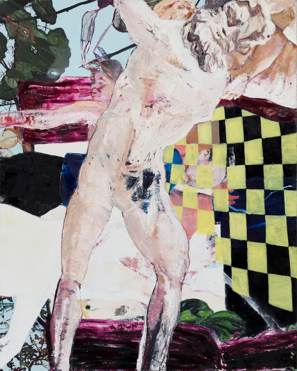Joseph Choï, Composition 5, 2018-2019, oil on linen, 200x159cm자료제공: 이유진갤러리
