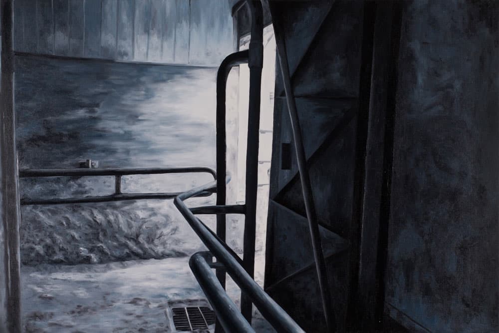 착유실 3, 2016, oil on canvas, 97x145cm