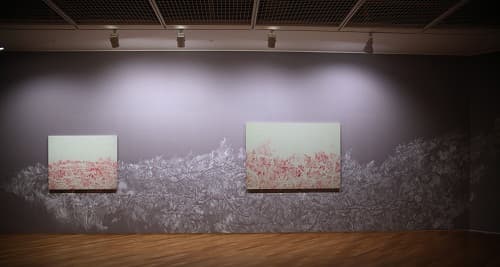 모든 게 사라진 건 아닌, 2016 캔버스에 아크릴 73 x 90cm