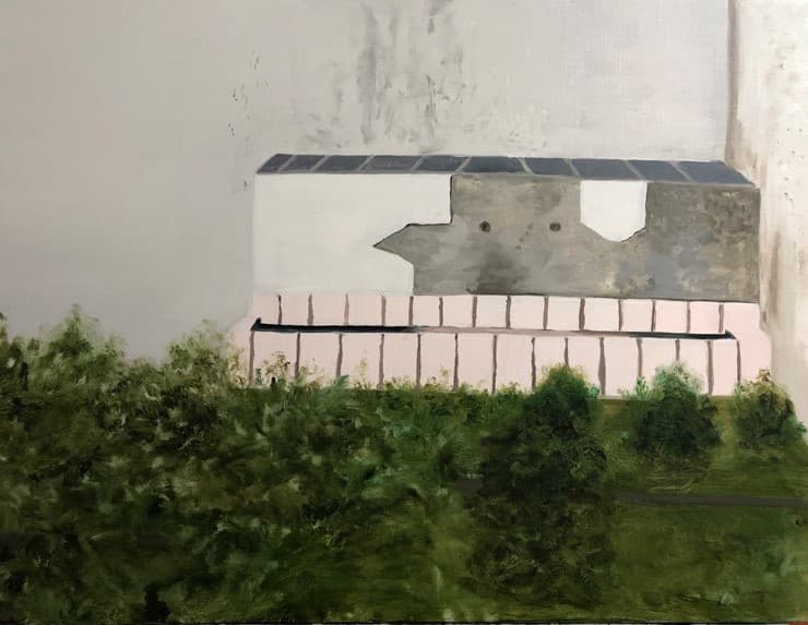 모퉁이, 2019, oil on canvas, 50 x 65.1cm​