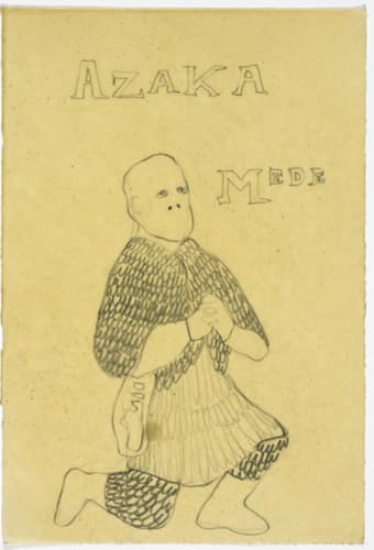 Sandra Vásquez de la Horra, AZAKA MEDE, 2006, Pencil on paper, waxed, 25x17cm