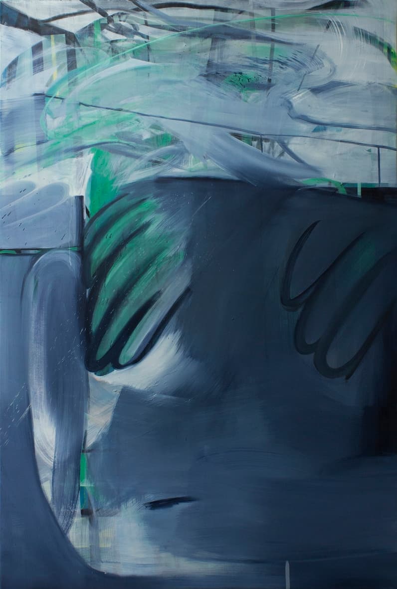 구지윤 불면증 2015 캔버스에 유화 193.9X130.3cm